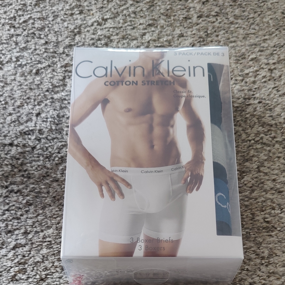 Men's cotton stretch boxer briefs